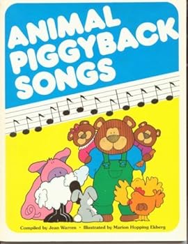 Paperback Animal Piggyback Songs Book