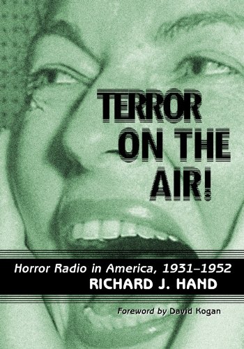 Horror Radio in America lecture rétro Terror on the Air 1931-1952 pour soirées d'écoute vintage