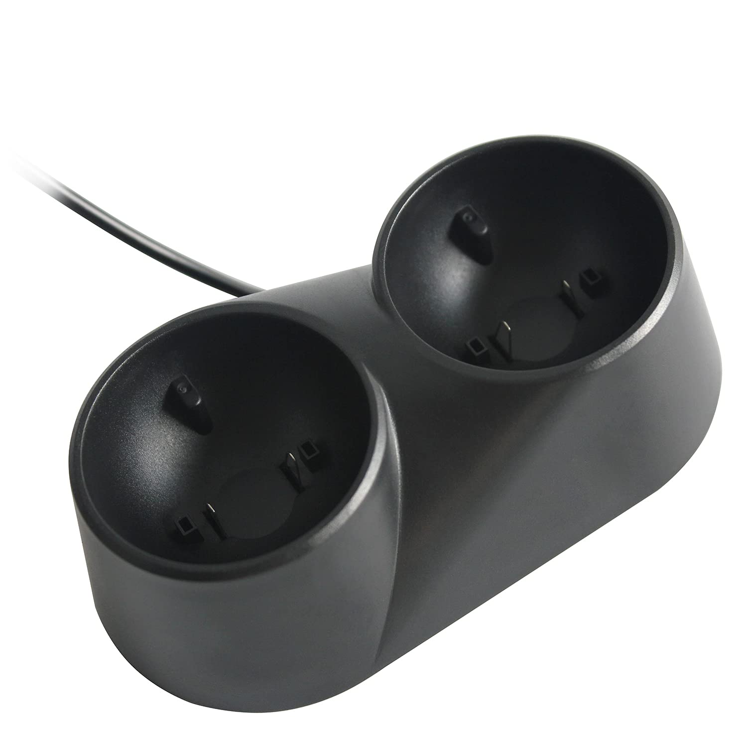 OSTENT Podwójna ładowarka stacja ładująca stacja zasilająca stojak uchwyt do Sony PS4 VR PS Move Controller