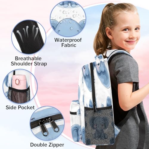 Sac à dos pour ordinateur portable bleu mignon idéal voyage et travail