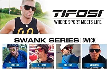 Tifosi Swick Sunglasses Bundle with Case & Eyewear Strap
