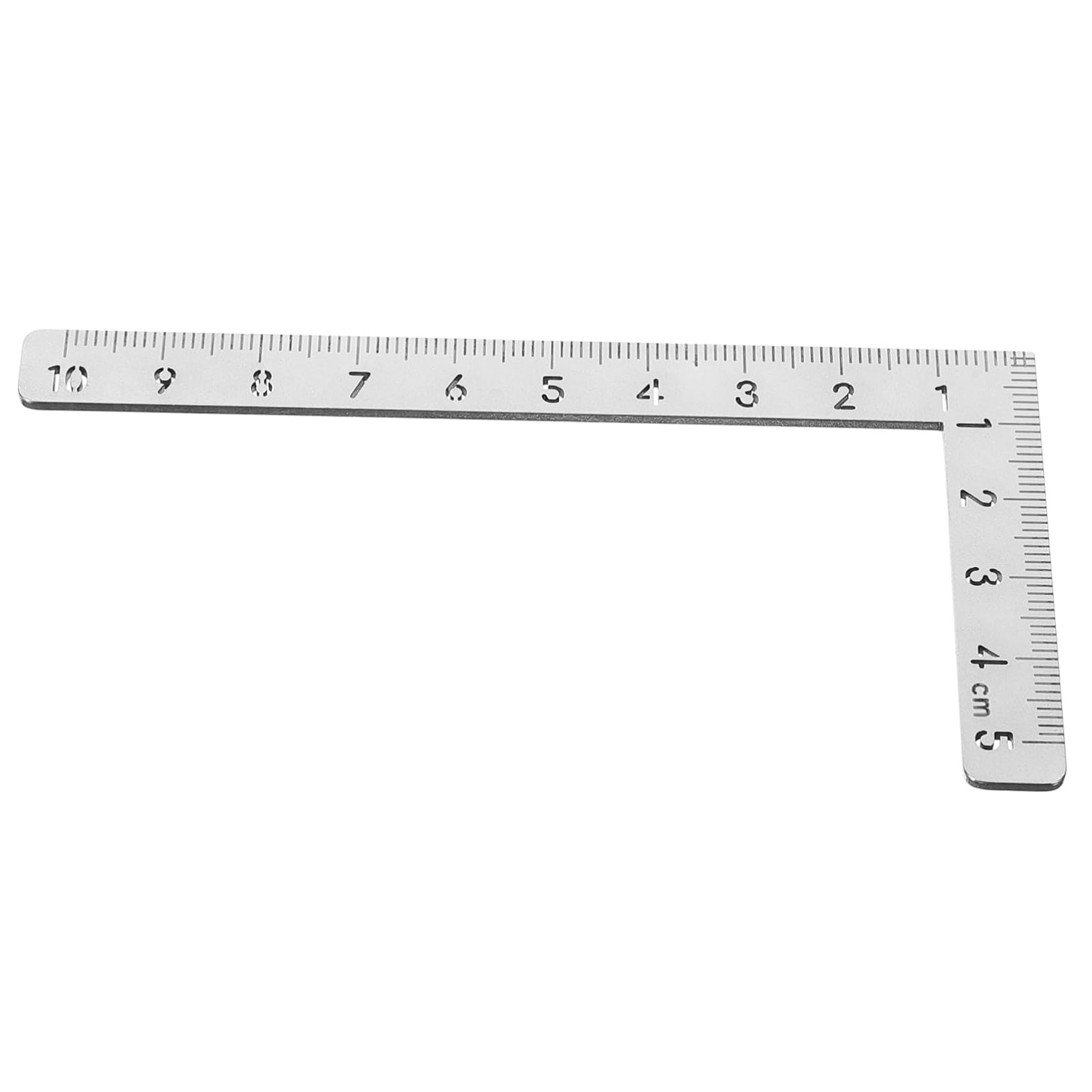 NUOBESTY 4 Pièces Carré Règle De Mesure Pour Le Travail Du Bois Pince D'angle Pour Le Travail Du Bois Outils De Mesure Règle En Métal De Construction s Acier Inoxydable