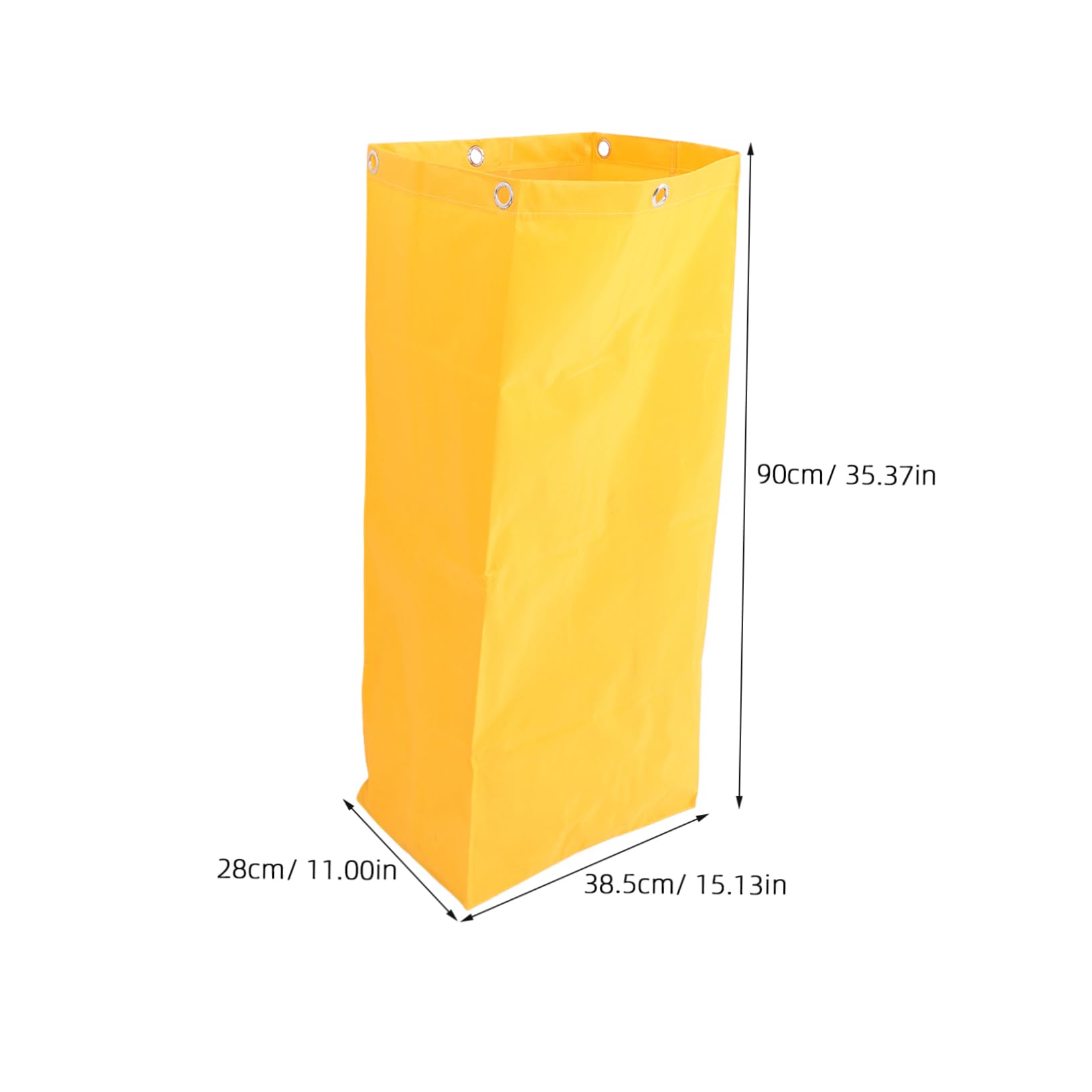 Borsa di Ricambio per Carrello Housekeeping Oxford Giallo, Versatile e Igienica, per Servizi Alberghieri e Raccolta Panni Sporchi