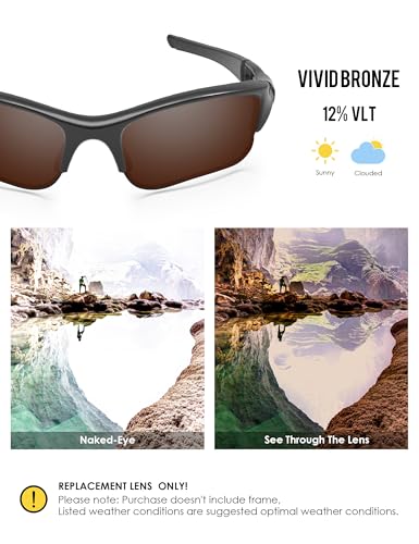 Image of BLAZERBUCK Replacement Lenses & Sock Kit for Oakley Flak Jacket XLJ Sunglass