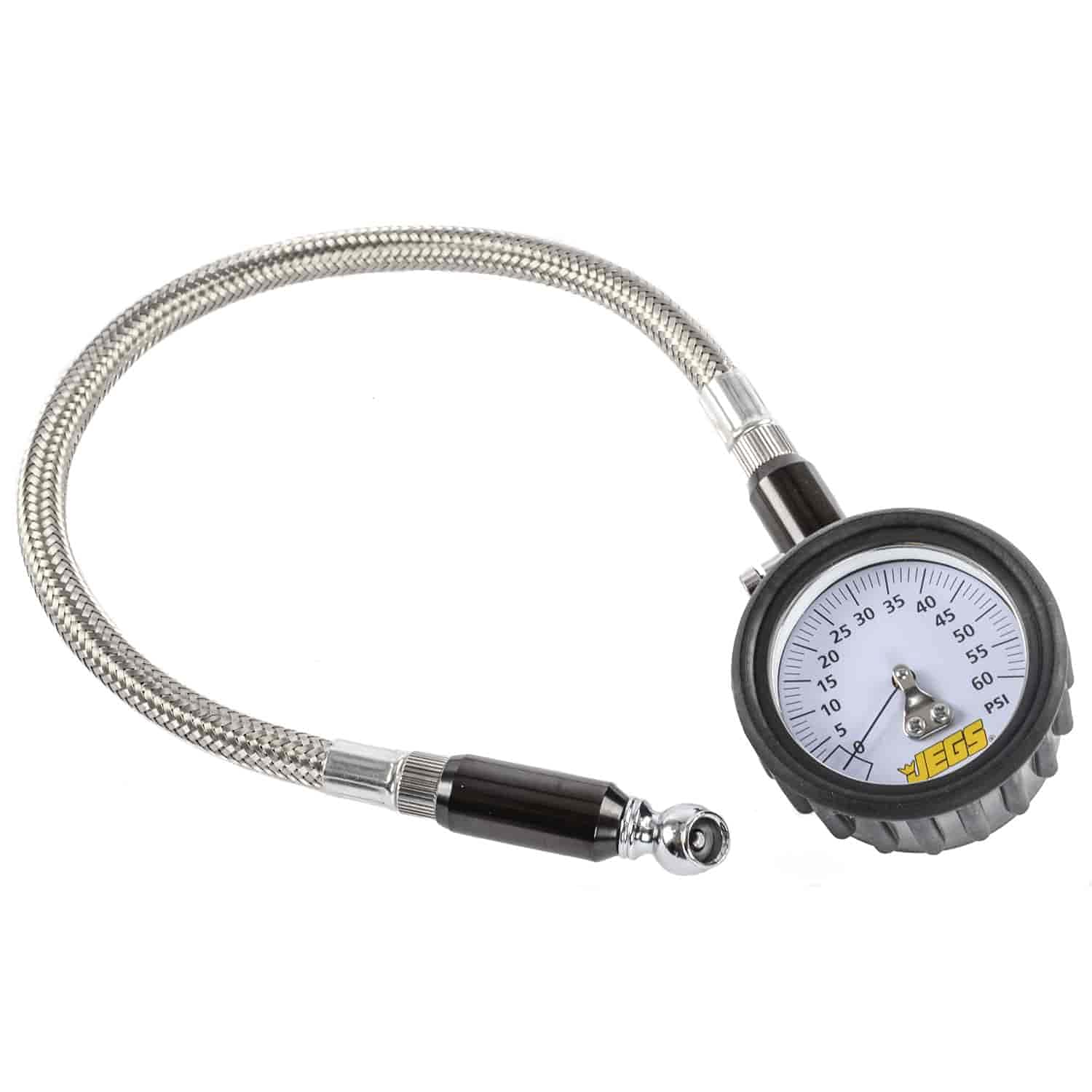 JEGS Deluxe Tire Pressure Gauge 060 PSI 1 LB
