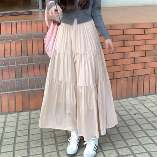 Generic Women Summer Loose Long Skirts for A Line Cake Skirt Woman Fashion Midi Skirt Ladies2
