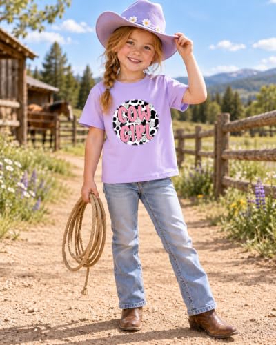 Image of Cowgirl Shirts for Girls, Toddler Cowgirl Shirt, Western Tee 2T-8Y