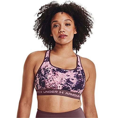 Image of Under Armour Crossback Mid Impact Heather Bra