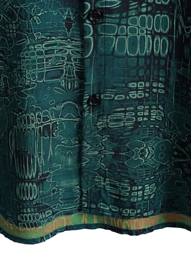 Image of JOTOOK Mens Hawaiian Shirt Short Sleeve Button Down Tropical Shirts Casual Floral Summer Beach Shirt