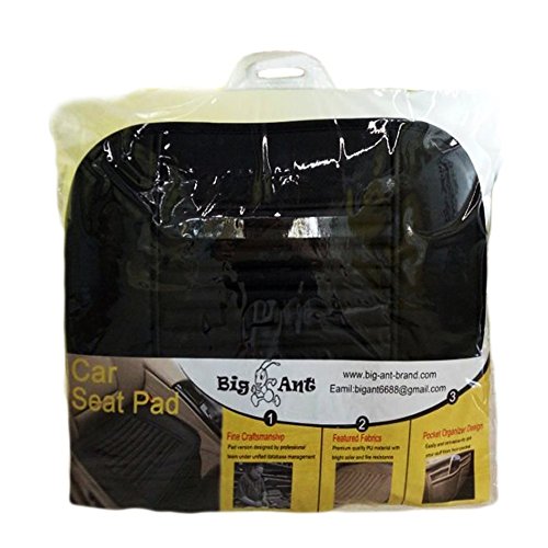 Big Ant Car Seat Cushion, 1Pc Breathable Car Interior Seat Cover Cushion Pad Mat For Auto Supplies Office Chair With Pu Leather(Black) #TOP5