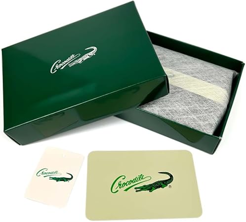 クロコダイル　クロコ　緑　名刺入れ　カードケース　本革 未使用級 クロコダイル 名刺入れ ワニコレクション グリーン
