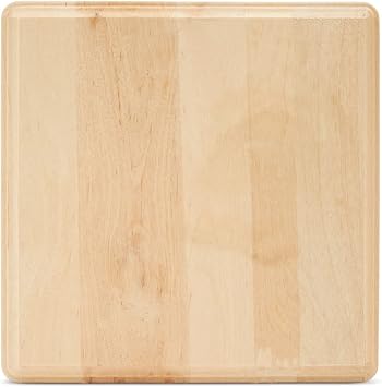 Unfinished Wooden Squares 7 inch, Pack of 1 Wood Boards for Crafts Wood Signs for Crafts, Wooden Plaque Craft Blanks by Woodpeckers