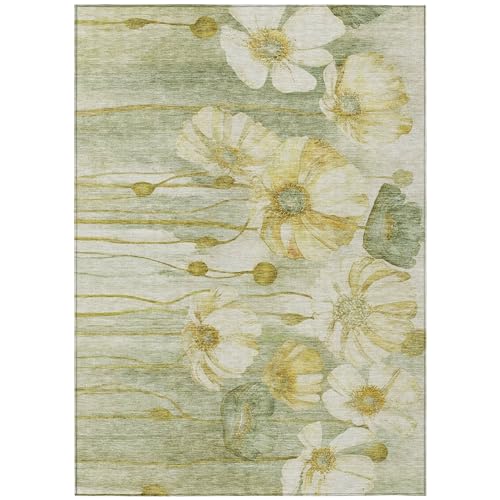 Tapete Decorativo Axios Sage 3' x 5' Rectangular miniatura 1