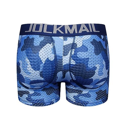 JOCKMAIL Men's Boxer Briefs Mesh Mens Underwear Boxer Back Mens Padded Underwear Boxer with Hip Pad3