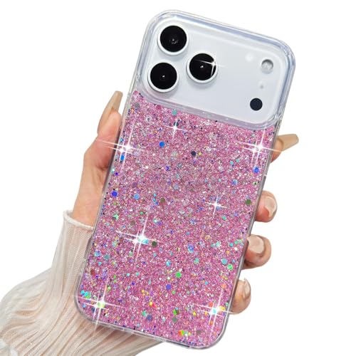 Étui antichoc iPhone 17 Pro Max housse silicone paillettes
