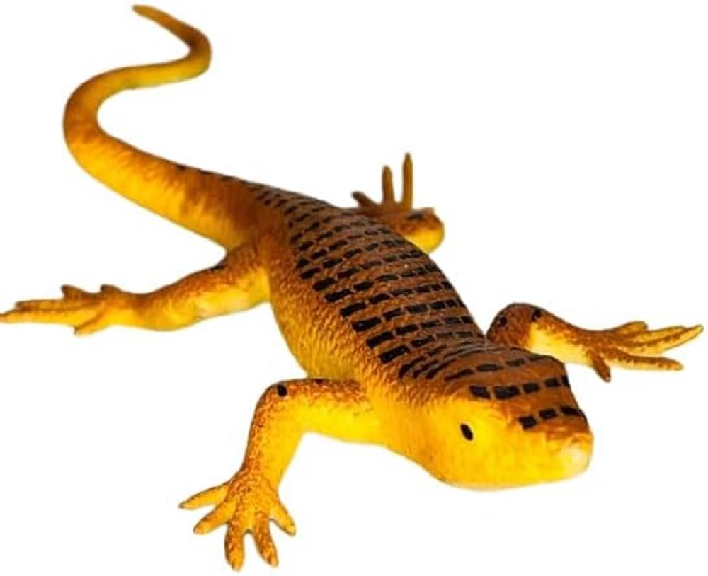 SUPER TOY Reptile Toy for Kids Realistic Gecko Lizard Figurine Rubber Animal Cold Blooded Lifelike Soft Prank Toys Educational Gift Boys Girls