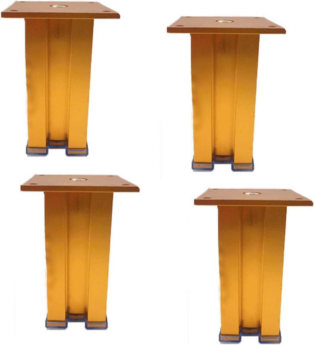 Rhllvj Gold Modern Style Support Sofa Feet, 4Pcs Adjustable Aluminum Furniture Feet, Sofa Couch Cabinet Replacement Feet(,8Cm (3.14In))