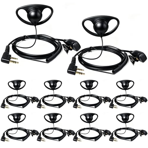 Auriculares walkie talkie compatibles con Baofeng UV-82 y BF-888S: Claridad en cada mensaje