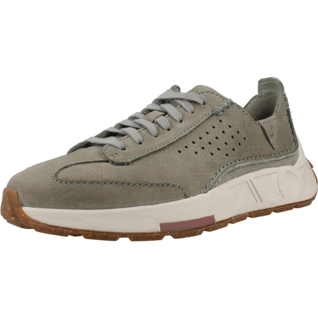 Clarks Craft Speed. Womens Light Green Nub, 4.5