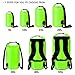 Leader Accessories New Heavy Duty Vinyl Waterproof Dry Bag for Boating Kayaking Fishing Rafting Swimming Floating and Camping (Green, 55L)