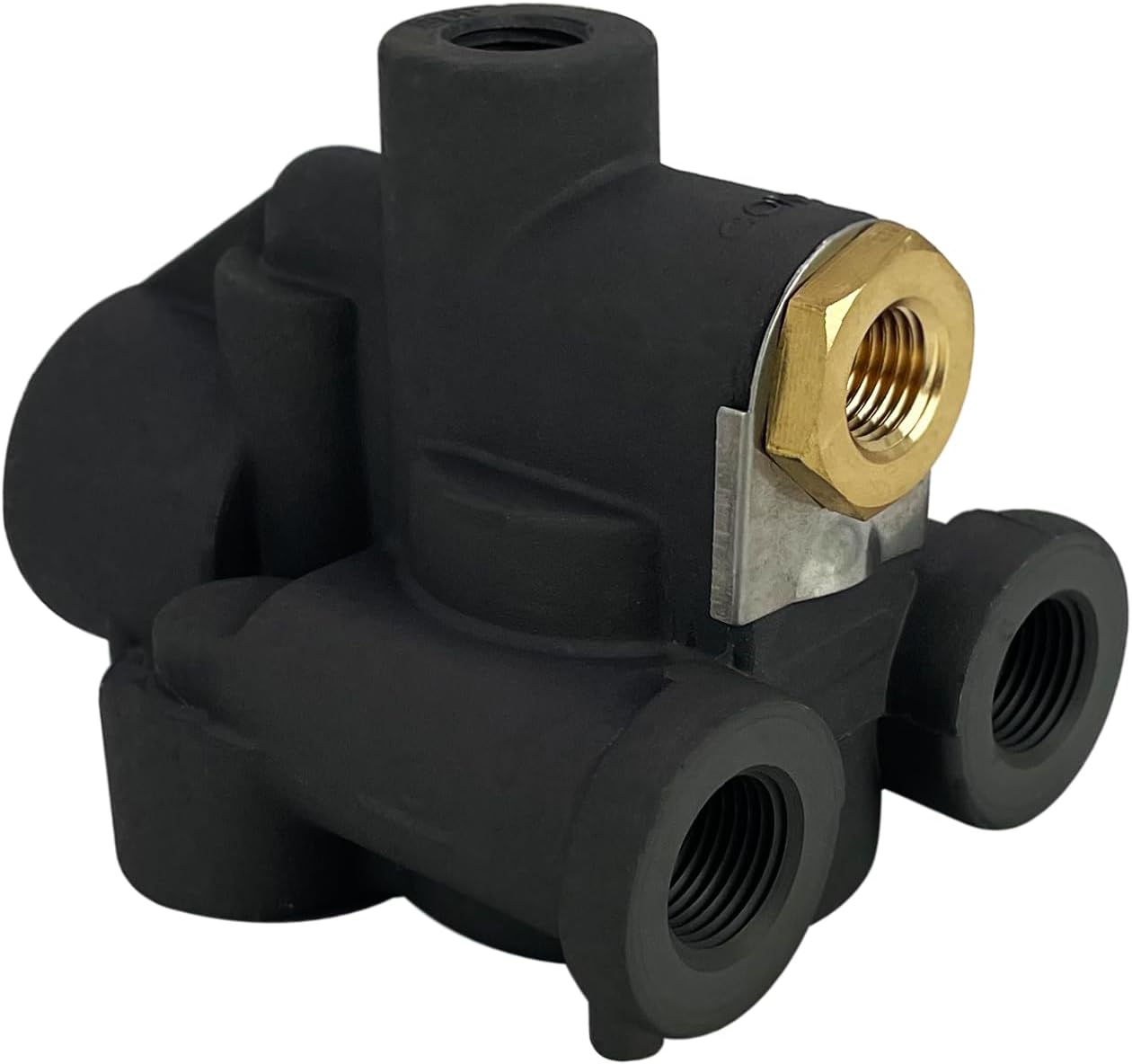 Trailer Air Spring Brake Valve-Tev Replace# 51301, 1/4" Supply & Control Ports, TEV Spring Brake Control, Anti-Lock, Corrosion Resistant