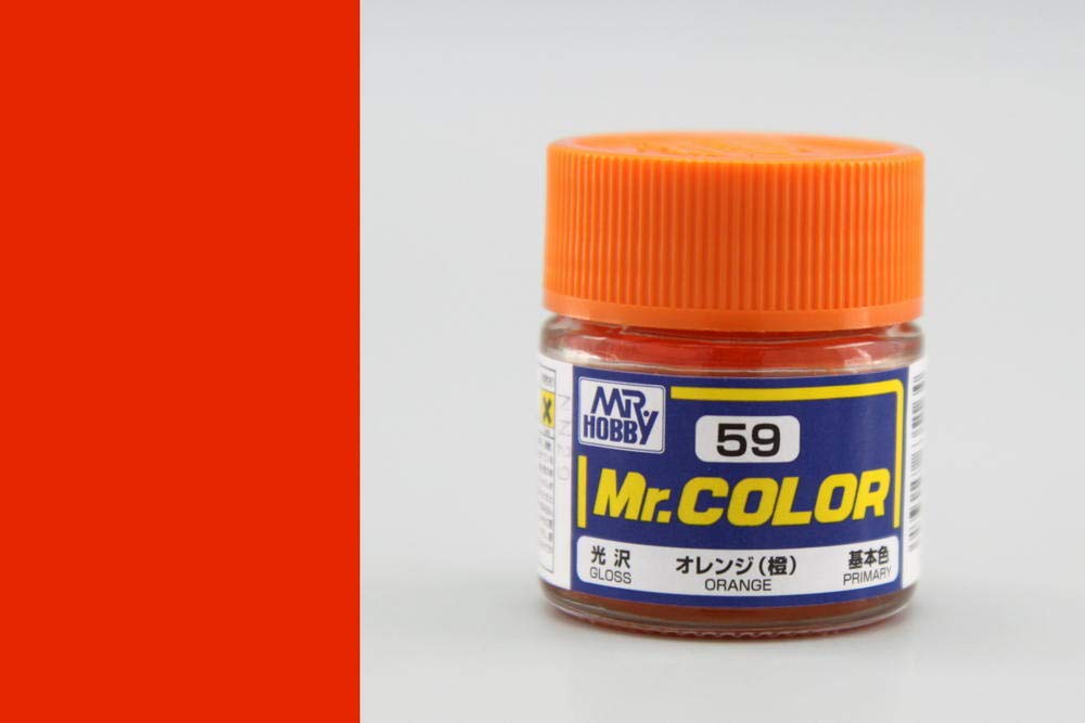 Mr. Hobby Mr. Colour - 059 - Orange 10ml Acrylic Model Paint