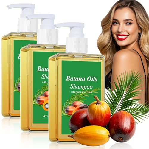 Champú De Batana, Champú Aceite De Batana Pelo, Champú De Batana Oil, Champú aceite De Batana, Champú De Batana Con Extracto De Romero (3 Piezas)