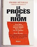 procès riom 1942  Le proces de riom.
