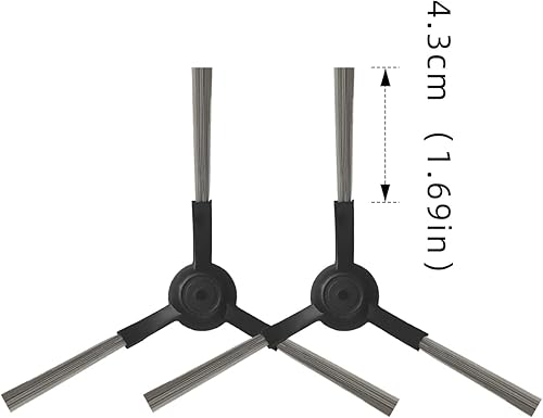 Miniatura 6 de Piezas de repuesto compatibles con WYZE Robot Aspirador WVCR200S, 2 cepillos principales, 4 filtros Hepa, 6 cepillos laterales Paquete de repuesto