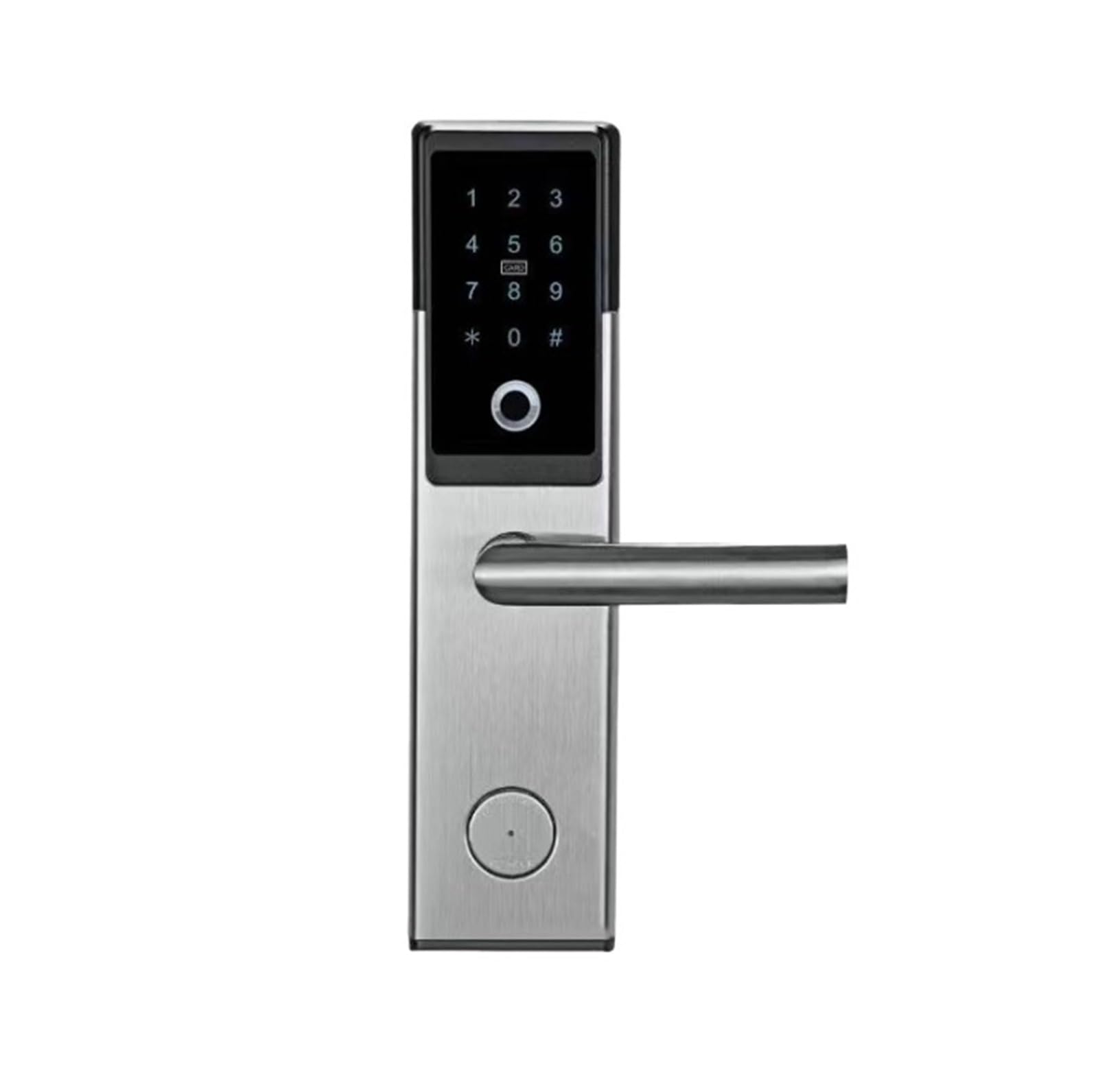 Door Locks Fingerprint Smart Lock Keyless Entry Door Locks for Front Door App Control, Touchscreen Keypad for Office smart(Silver)
