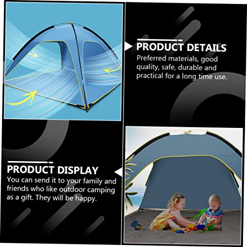 Carpa de camping ventilada de poliéster espaciosa para 2 personas miniatura 5