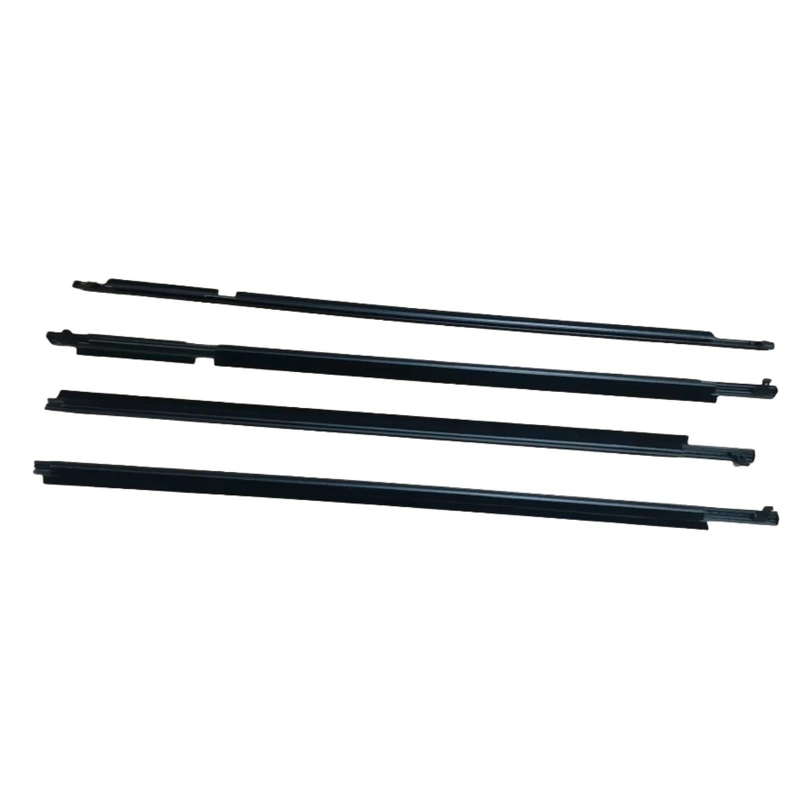 Nhabxgds One Color Fit For Rav4 2000-2005 Car Weatherstrip Window Moulding Trim 4Pcs Car Window Weatherstrip Black
