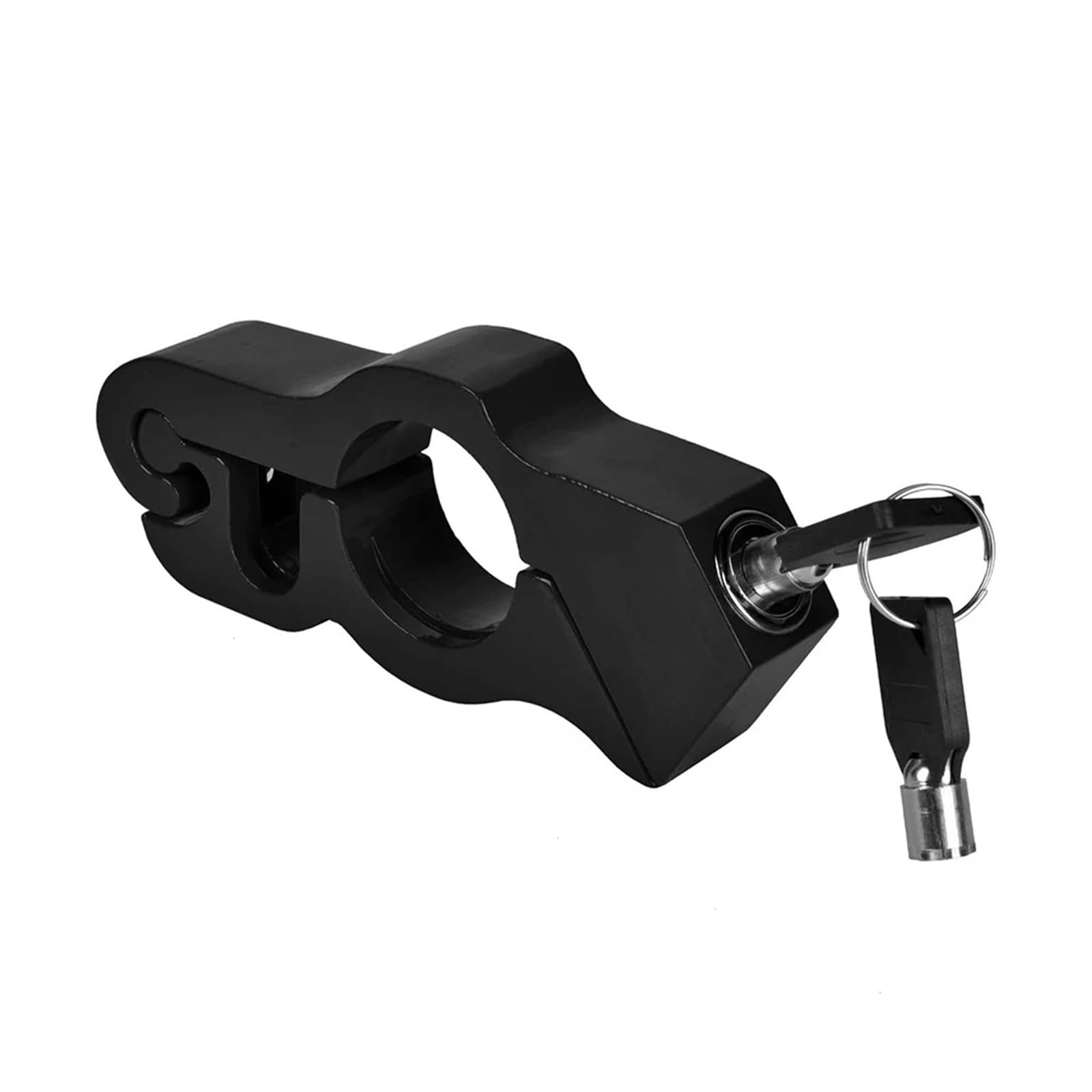 Fentty Black Motorcycle Handlebar Lock Motorcycle Brake Lever Locks Handlebar Lock Helmet Anti-Theft Electric Vehicle Dirt Bikes Alloy Chain Lock(Black)