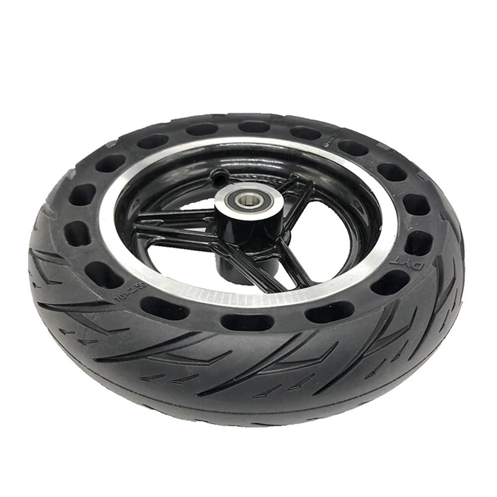 Pneu Trotinette Electrique 10x2.50 Double Pneu Solide en nid d'abeille 10 * 2.5 Tubeless de Roue for Planche à roulettes Scooter électrique