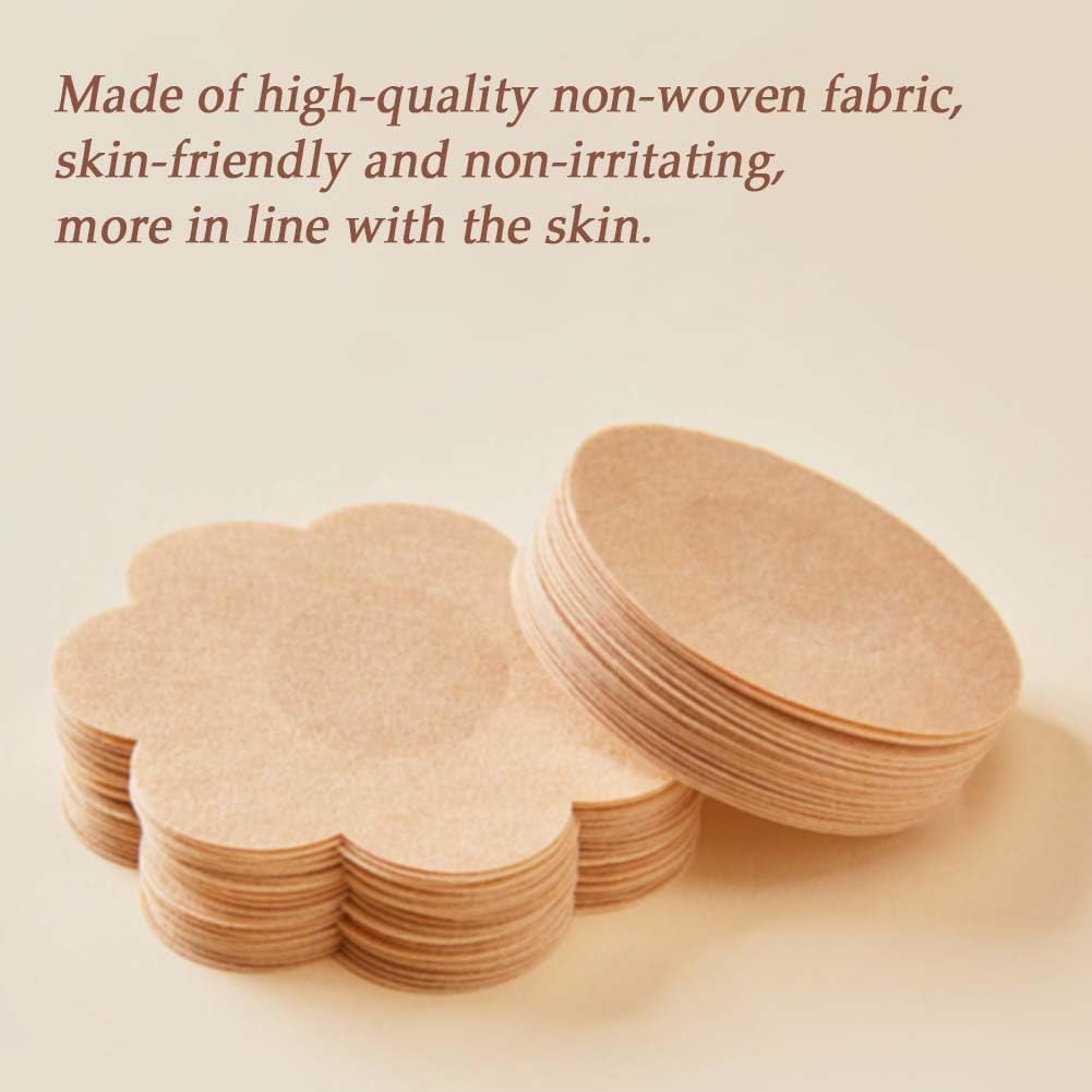 Sokgo 30 Pieces Nipple Covers, Disposable Breast Covers, Disposable Bra Pad, Invisible Adhesive Nipple Covers for Women