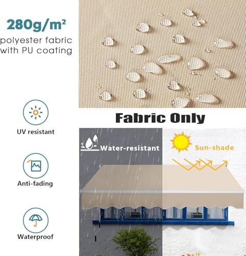 Tela de repuesto para toldo de patio lona protección UV exterior 6