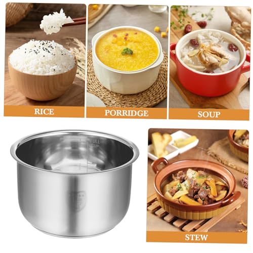 Cuve cuiseur à riz rayée ? Solution avec cette marmite ronde de rechange intérieure - 5