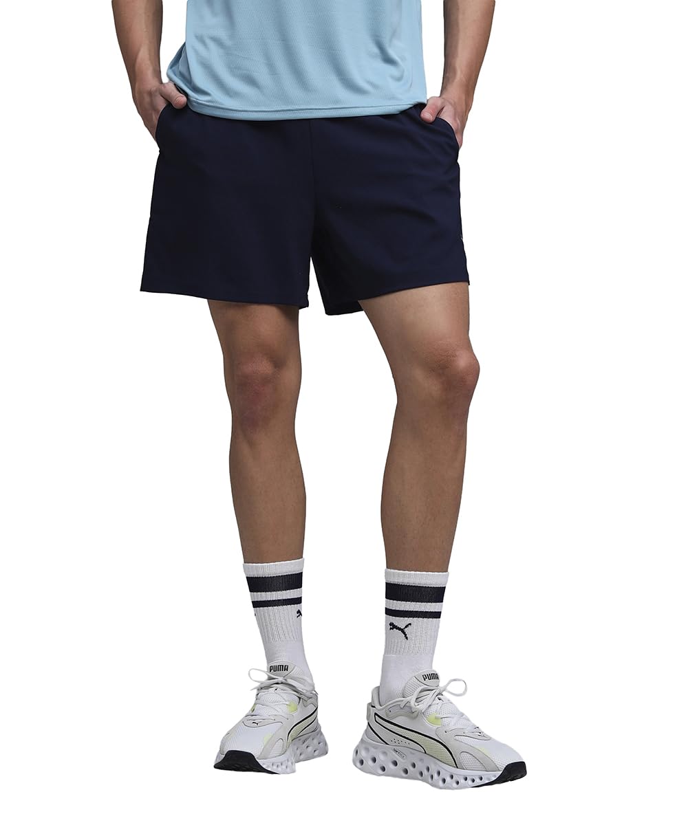 puma | Performance Woven Men's Side Pocket Gym Shorts | Navy | L-picture-41