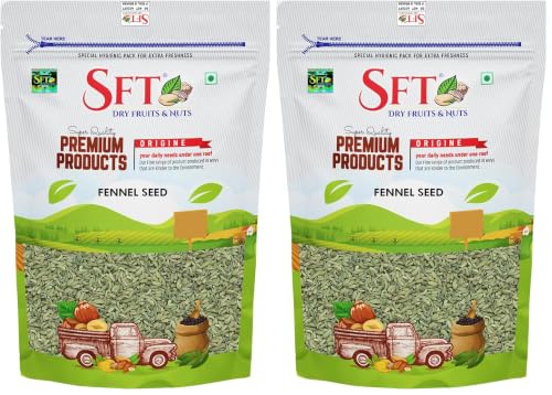 Image of SFT Fennel (Saunf) Big Whole | 1 Kg (Pack of 2)