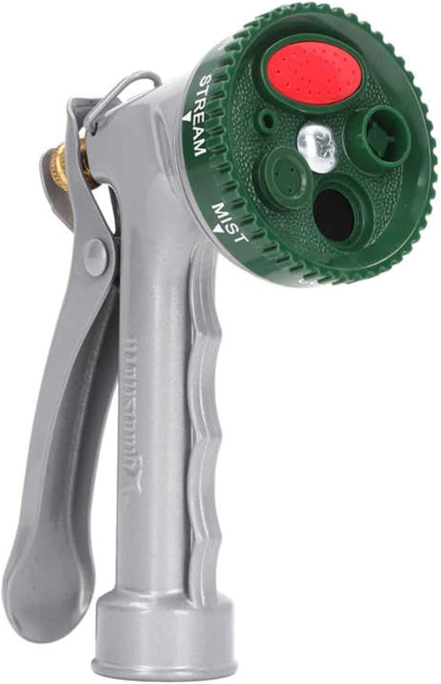Pistola for tubo flessibile, pistola a spruzzo, ugello for tubo da giardino Spruzzatore d'acqua Regolabile in modo flessibile Cinque modalità di regolazione for giardino for irrigatori da prato