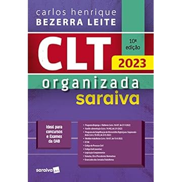 Capa do livro Clt Organizada - 10ª edição 2023
