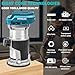 ZUYIYI Cordless Compact Wood Router for Makita 18V Battery(Bare Tool), Carving 1/4