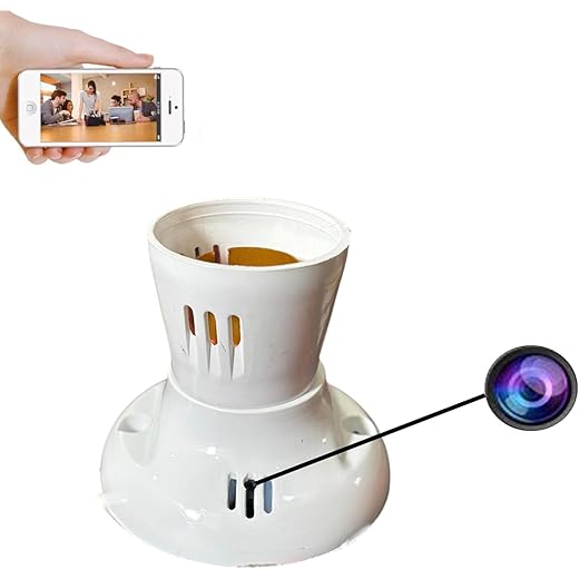 HD WiFi 1080P Spy Bulb Camera