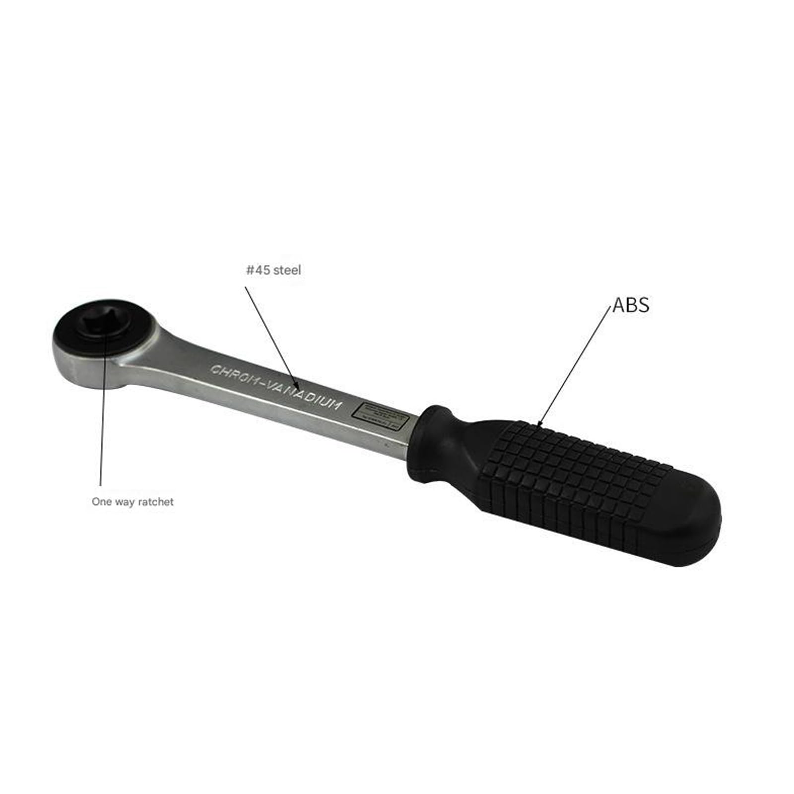 Chiavi a cricchetto ergonomiche antiscivolo con ingranaggio da 30 denti per giunti capezzoli da 10-21 mm in sistemi automobilistici e idraulici Strumento raccordo per tubi industriali