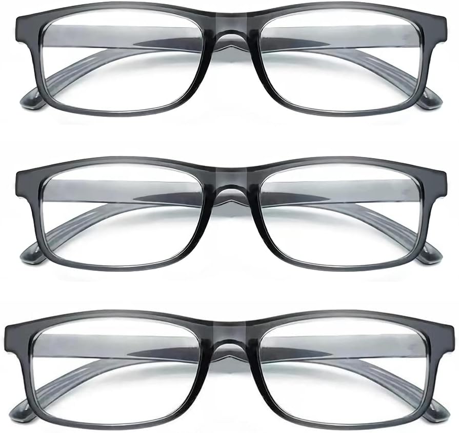 3 Pack Reading Glasses Blue Light Blocking,Reading Glasses for Women Men,Anti UV/Glare Filter Lightweight Eyeglasses