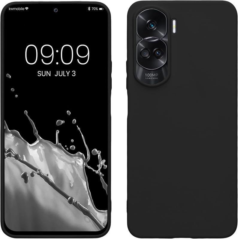 ELICA Flexible Soft Silicon Candy Scratch Resistant Back Case Cover for Honor 90 Lite 5G - Black (B0CSPM7CP5) Amazon Price History, Amazon Price Tracker
