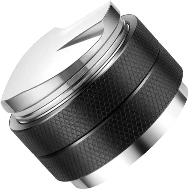 Lopbunm Coffee Distributor Coffee Tamper Coffee Distributor 53mm-Espresso Distributor-Coffee Leveler-Coffee Distributor Tool Stainless Steel(double-MKLSF-53)