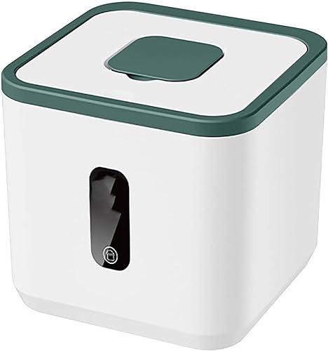 Dispensador de arroz, contenedor de arroz de 22 a 25 libras, Contenedores de alimentos, Contenedor de harina de alimentos secos con taza medidora,