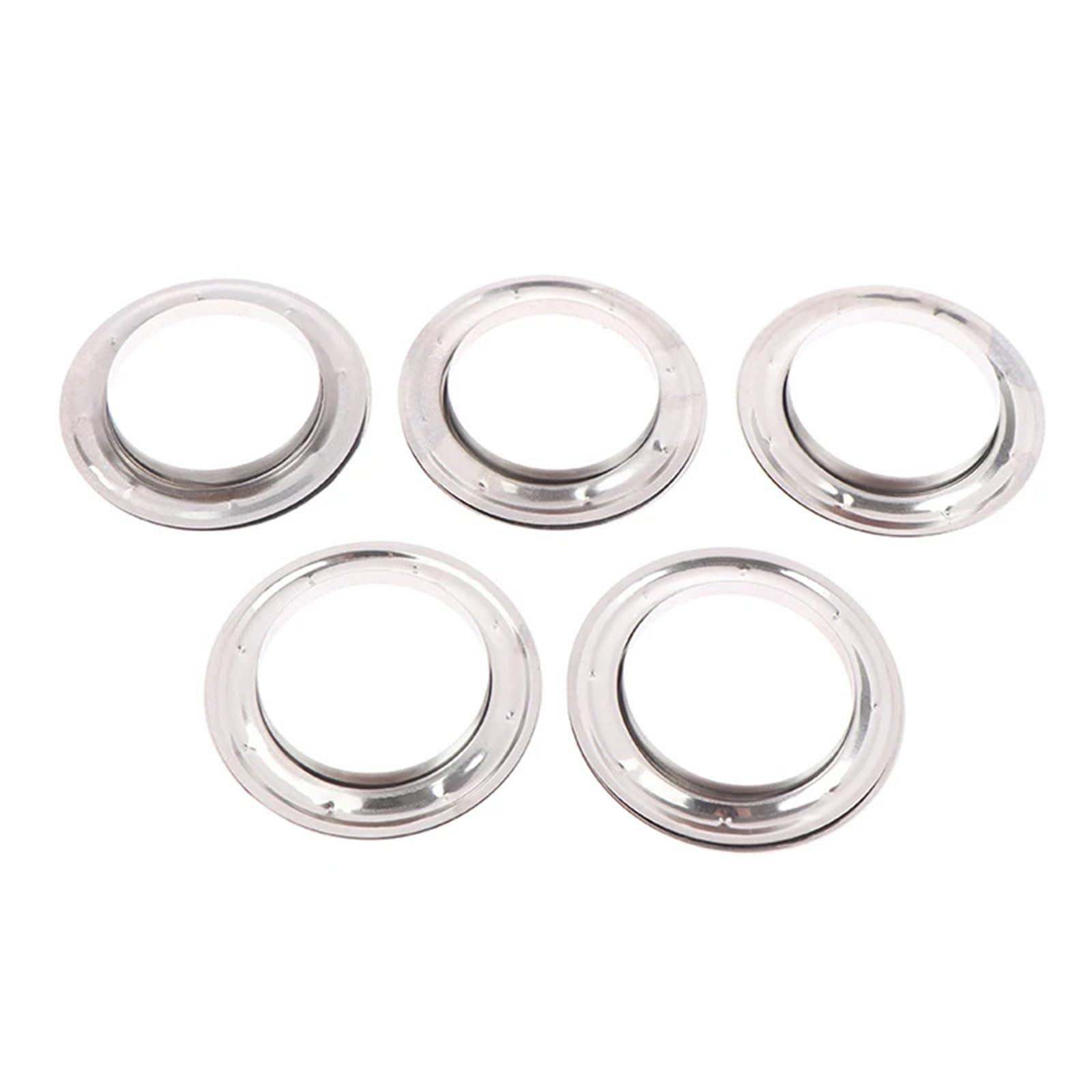 30/60 Stück Ösen-Vorhangringe, Vorhangtülle Oben, silbriger Metallring, Kopfteil, Vorhangzubehör, das mit Einer Presse zusammengebaut Werden kann Für Fenster Und Türen(60pcs)