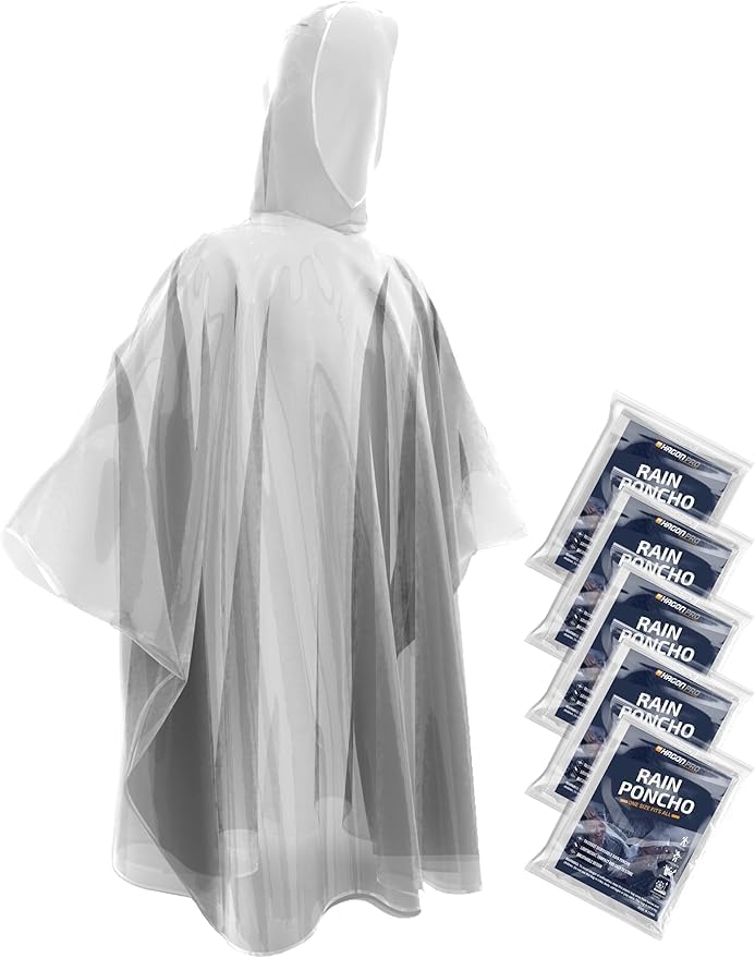 Disposable Rain Ponchos